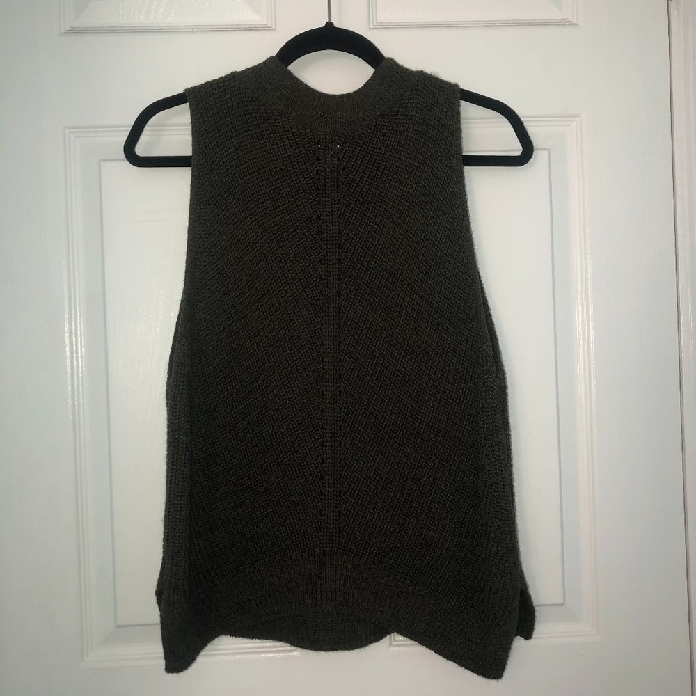 Olive Green Knit Tank Top